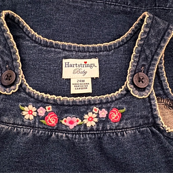 Cotton Baby Denim Jean Dress - Picture 4 of 4